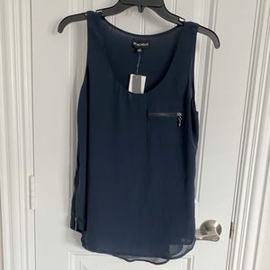 NWT: My Michelle Navy Blue Top Size: Medium
